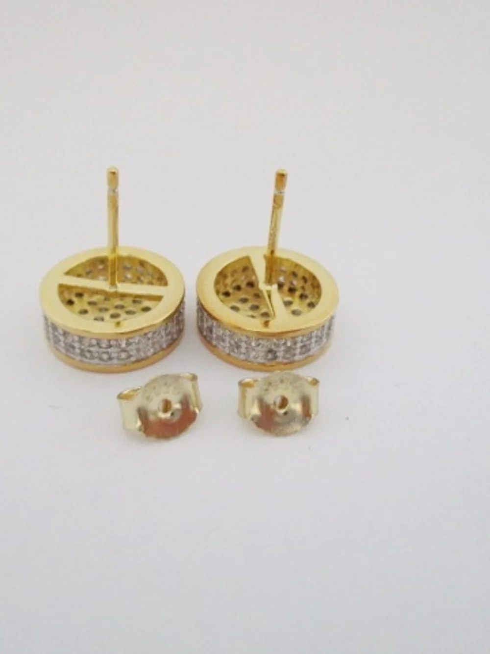 RHONA SUTTON Men's Stud Sterling Silver Earrings